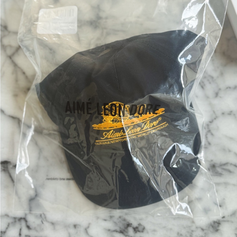 Aime Leon Dore Navy Hat with Gold